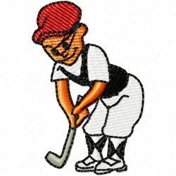 Golf Embroidery Design 6 Golf Embroidery Design 6